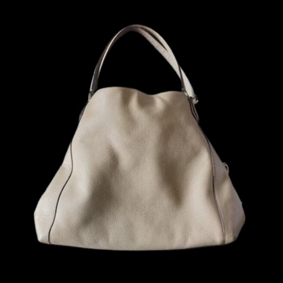 Medium Size Tan COACH  Leather Handbag - Picture 3 of 10